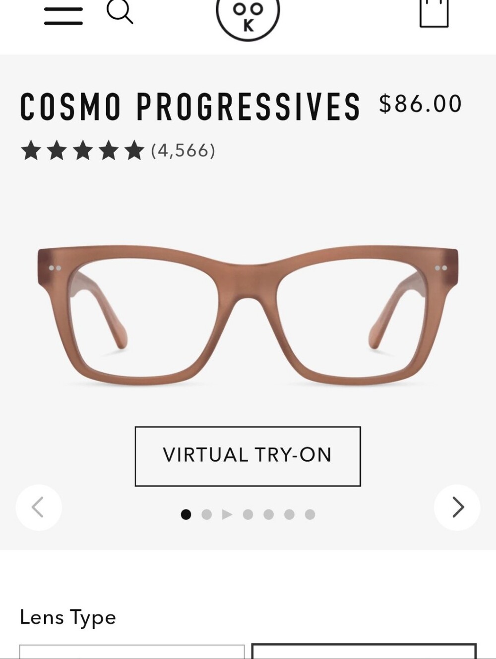 Womens Brown Reading Glasses